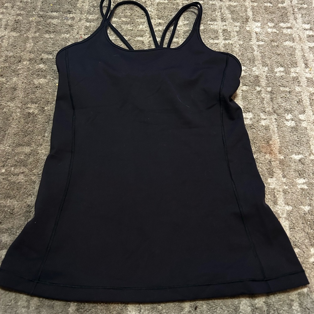 Black Strappy Tank Top